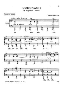 Edgar Barratt: Coronach (Simplified Version)
