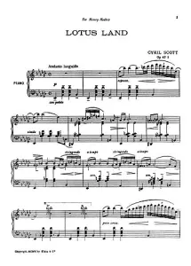 Cyril Scott: Lotus Land Op.47 No.1