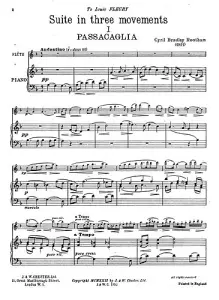 Rootham Suite In Three Movements Flute/Piano