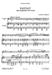 Antony Hopkins: Fantasy (Clarinet And Piano)