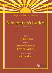 Min plats på jorden - Solo & SATB (Ackompanjemang i högre tonart)