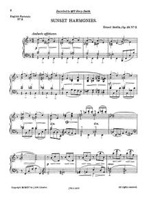 E. Austin: Sunset Harmonies (Piano)