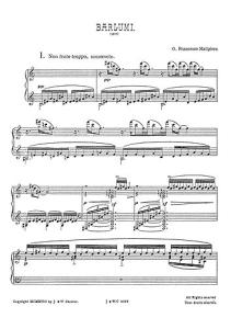 Malipiero: Barlumi for Piano