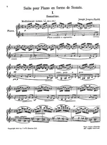 Joseph Jongen: Suite For Piano Op.60