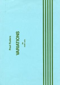 Poul Ruders: Variations For Violin Solo