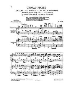 J.S.Bach/Walter Rummel: Praise Be To God In All Eternity [Choral-Finale]