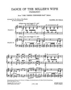 Manuel De Falla: Dance Of The Miller's Wife (Two Pianos)