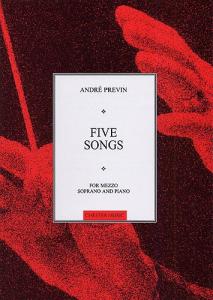 Andre Previn: Five Songs For Mezzo Soprano And Piano