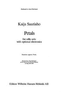 Kaija Saariaho: Petals