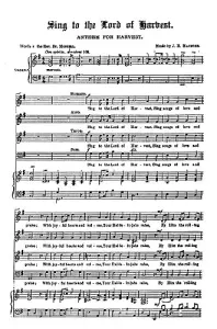 J.H. Maunder: Sing To The Lord Of Harvest
