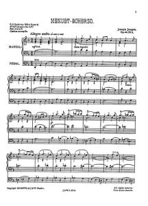 Joseph Jongen: Menuet-Scherzo