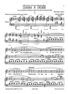 Durey: Images A Crusoe for Voice and Piano