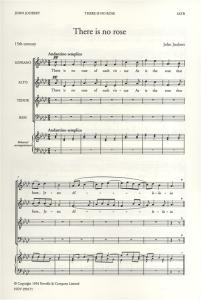John Joubert: There Is No Rose Of Such Virtue (SATB)