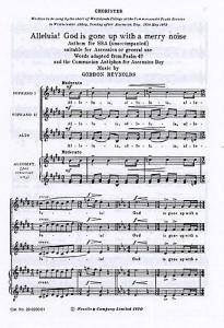 Gordon Reynolds: Alleluia! God Is Gone Up With A Merry Noise