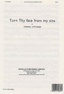 Thomas Attwood: Turn Thy Face From My Sins