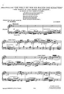 Bach: World Is Smoke (Piano)
