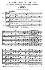 Antonin Dvorak: Dwellers By The Sea (Ttbb)