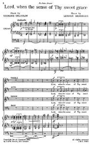 Lennox Berkeley: Lord, When The Sense Of Thy Sweet Grace Op.21 No.1