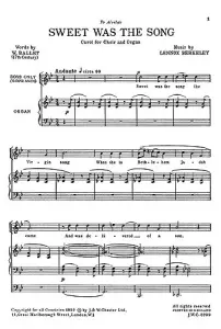 Lennox Berkeley: Sweet Was The Song Op.43 No.3
