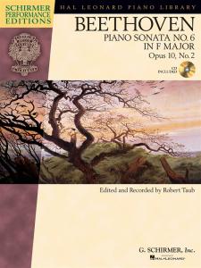 Ludwig Van Beethoven: Piano Sonata No.6 In F Op.10 No.2 (Schirmer Performance Ed