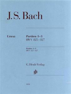 J.S. Bach: Partitas 1-3 BWV 825-827 (Urtext)