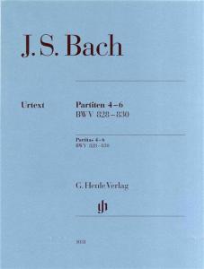 J.S. Bach: Partitas 4-6 BWV 828-830 (Urtext)
