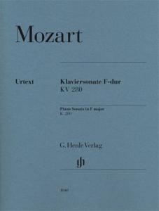 W.A. Mozart: Sonata In F K.280 (189e)