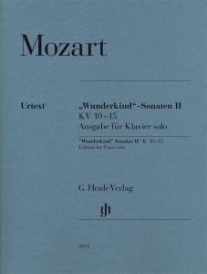 Wolfgang Amadeus Mozart: Wunderkind" Sonatas Volume II K.10-15 - Piano Solo"