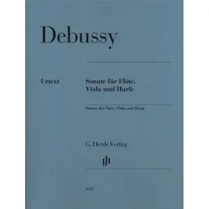 Claude Debussy: Sonata For Flute, Viola And Harp