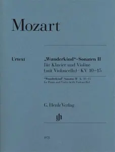 Wolfgang Amadeus Mozart: Wunderkind" Sonatas Volume 2 K.10-15"