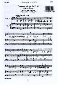 Vincent Novello: O Come, All Ye Faithful (Adeste Fideles)