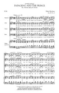 Kirke Mechem: Papageno And The Prince (Fairy Tale) From Suite For Chorus Op. 69