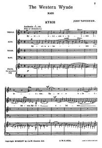 John Taverner: The Western Wynde Mass