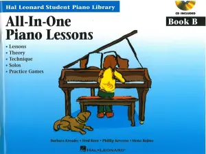 All-In-One Piano Lessons: Book B