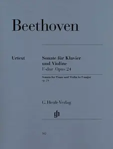 Ludwig Van Beethoven: Spring Sonata In F Op.24 (Henle Urtext Edition)