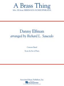 Danny Elfman: A Brass Thing (From 'serenada Schizophrana') Score & Parts