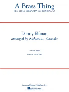 Danny Elfman: A Brass Thing (From 'serenada Schizophrana') Score Concert Band