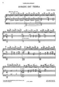 Lennox Berkeley: Domini Est Terra (Vocal Score)