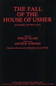 Glass The Fall Of The House Of Usher (e) Libretto