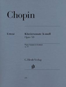 Frederic Chopin: Piano Sonata In B Minor Op.58 (Urtext)