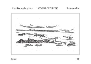 Axel Borup-Jørgensen: Coast Of Sirens (Score)