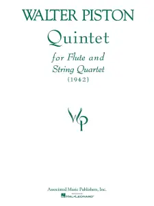 Walter Piston: Quintet For Flute And String Quartet (Score)