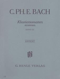 Carl Philipp Emanuel Bach: Piano Sonatas - Volume 3 (Urtext Edition)