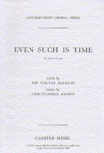 Brown: Even Such Is Time