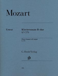 Wolfgang Amadeus Mozart: Piano Sonata B flat major KV 570