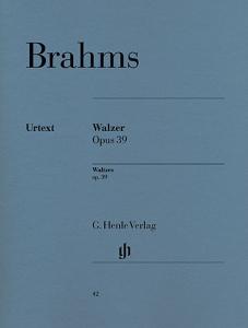 Johannes Brahms: Waltzes Op.39 (Urtext Edition)