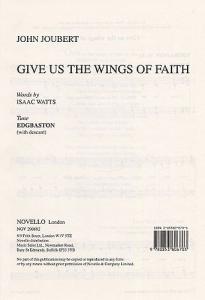 John Joubert: Give Us The Wings Of Faith (Edgbaston)