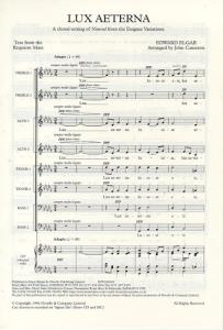 Edward Elgar: Lux Aeterna