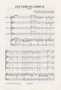 W.A. Mozart: Ave Verum Corpus (SATB)