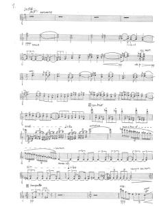 Sunleif Rasmussen: String Quartet No.1 (parts)